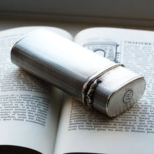 Load image into Gallery viewer, Antique Georgian Solid Silver Cigar/Cheroot Case Engine Turned - Edward Edwards 1836
