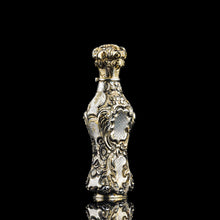Load image into Gallery viewer, Antique French Parcel-Gilt Silver Scent Bottle/Flask with Ornate Decorations - 19th c.

