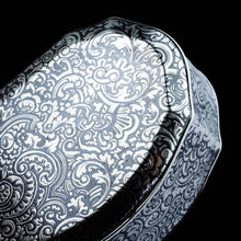 Load image into Gallery viewer, Antique French Solid Silver Niello Table Snuff Box - c.1880
