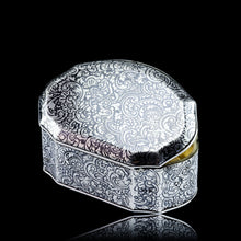 Load image into Gallery viewer, Antique French Solid Silver Niello Table Snuff Box - c.1880
