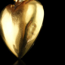 Load image into Gallery viewer, Antique Silver Gilt Heart Perfume Scent Bottle Flask - French 19th c.
