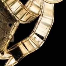 Load image into Gallery viewer, Antique French Solid Silver Gilt Crown Foliate Wreath with Laurel/Acorn Leaves 19th Century.
