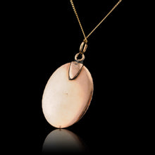 Load image into Gallery viewer, Antique Georgian Sepia Portrait Pendant Necklace 9K Gold c.1800
