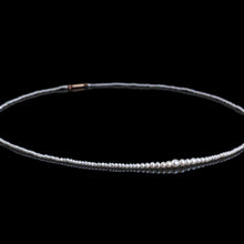 Load image into Gallery viewer, Antique Georgian Natural Seed Pearl Necklace 9K Gold Clasp c.1800

