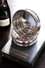 Load image into Gallery viewer, Antique Georgian Regency Solid Silver Coasters with Silver Base - William Eaton 1815
