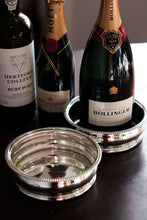 Load image into Gallery viewer, Antique Georgian Regency Solid Silver Coasters with Silver Base - William Eaton 1815
