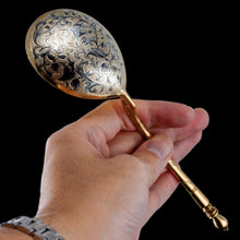Load image into Gallery viewer, Antique Russian Silver Niello Large Spoon - Moscow c.1848
