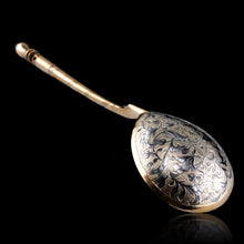 Load image into Gallery viewer, Antique Russian Silver Niello Large Spoon - Moscow c.1848 - Artisan Antiques

