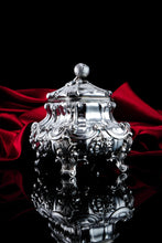 Load image into Gallery viewer, A Magnificent Antique Solid Silver Tea Caddy/Sugar Box Large &amp; Heavy - 19th c.
