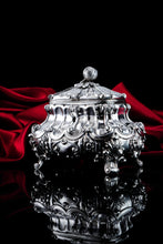 Load image into Gallery viewer, A Magnificent Antique Solid Silver Tea Caddy/Sugar Box Large &amp; Heavy - 19th c.
