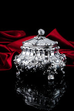 Load image into Gallery viewer, A Magnificent Antique Solid Silver Tea Caddy/Sugar Box Large &amp; Heavy - 19th c.

