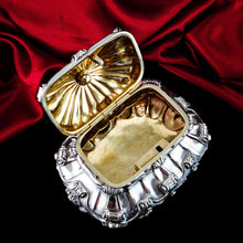 Load image into Gallery viewer, A Magnificent Antique Solid Silver Tea Caddy/Sugar Box Large &amp; Heavy - 19th c.
