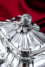 Load image into Gallery viewer, A Magnificent Antique Solid Silver Tea Caddy/Sugar Box Large &amp; Heavy - 19th c.
