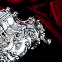 Load image into Gallery viewer, A Magnificent Antique Solid Silver Tea Caddy/Sugar Box Large &amp; Heavy - 19th c.
