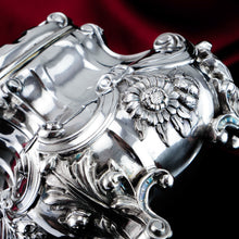 Load image into Gallery viewer, A Magnificent Antique Solid Silver Tea Caddy/Sugar Box Large &amp; Heavy - 19th c.
