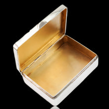 Load image into Gallery viewer, Antique Large Solid Silver Enamel Box Guilloche and Rose Design - Steinhart &amp; Co 1904
