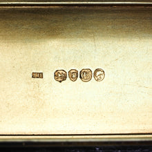 Load image into Gallery viewer, Antique Large Solid Silver Snuff Box Cartouche Shaped with Profuse Hand Engravings - London 1842
