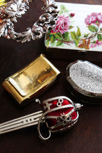 Load image into Gallery viewer, Antique Large Solid Silver Enamel Box Guilloche and Rose Design - Steinhart &amp; Co 1904
