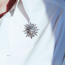Load image into Gallery viewer, Spectacular Antique Victorian Diamond Tiara with Diamond Star - c.1890
