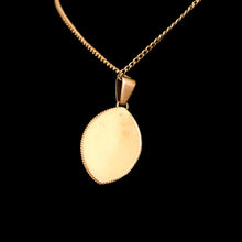 Load image into Gallery viewer, Antique Victorian Garnet &amp; Pearl Pendant Necklace 14K Gold c.1880
