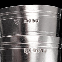 Load image into Gallery viewer, Antique Victorian Solid Silver Salt Cellar Novelty Pail/Basket Design - Wilson &amp; Davis 1870
