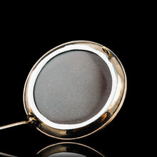 Load image into Gallery viewer, Antique Red Enamel Guilloche Brooch/Pendant Garnet, Pearls 14K Gold c.1870
