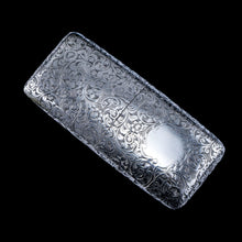 Load image into Gallery viewer, A Stunning Antique Victorian Solid Sterling Silver Cigar Cheroot Case - Yapp &amp; Woodward 1845
