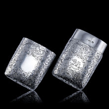 Load image into Gallery viewer, A Stunning Antique Victorian Solid Sterling Silver Cigar Cheroot Case - Yapp &amp; Woodward 1845
