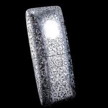 Load image into Gallery viewer, A Stunning Antique Victorian Solid Sterling Silver Cigar Cheroot Case - Yapp &amp; Woodward 1845
