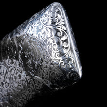 Load image into Gallery viewer, A Stunning Antique Victorian Solid Sterling Silver Cigar Cheroot Case - Yapp &amp; Woodward 1845

