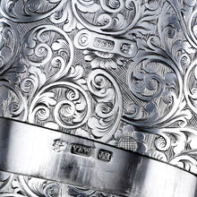 Load image into Gallery viewer, A Stunning Antique Victorian Solid Sterling Silver Cigar Cheroot Case - Yapp &amp; Woodward 1845
