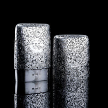 Load image into Gallery viewer, A Stunning Antique Victorian Solid Sterling Silver Cigar Cheroot Case - Yapp &amp; Woodward 1845
