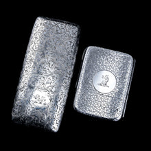 Load image into Gallery viewer, A Stunning Antique Victorian Solid Sterling Silver Cigar Cheroot Case - Yapp &amp; Woodward 1845
