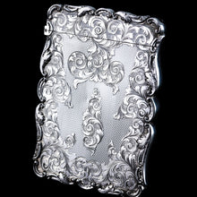 Load image into Gallery viewer, Antique Victorian Solid Silver Card Case Exquisite Engravings - 1844
