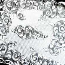 Load image into Gallery viewer, Antique Victorian Solid Silver Card Case Exquisite Engravings - 1844
