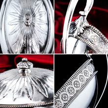 Load image into Gallery viewer, Antique Georgian Solid Silver Pair of Tureens in Neoclassical Style - Benjamin Laver 1782
