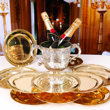 Load image into Gallery viewer, A Magnificent Set of 12 Georgian Solid Silver Gilt Dishes - 1780-1811
