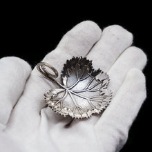 Load image into Gallery viewer, A Georgian Solid Silver Tea Caddy Spoon in Grape Leaf Form - Taylor &amp; Perry 1834 - Artisan Antiques
