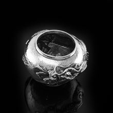 Load image into Gallery viewer, Antique Solid Silver Japanese Condiment Pot/Bowl - Meiji c.1900
