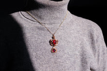 Load image into Gallery viewer, Magnificent Antique Victorian 18ct Gold Garnet Cabochon Necklace - c.1840
