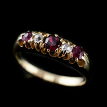 Load image into Gallery viewer, Antique 18K Gold Ruby &amp; Diamond Ring c.1900
