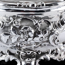 Load image into Gallery viewer, A Magnificent Antique Victorian Solid Silver Bowl Profusely Chased - John Edward Terrey 1844
