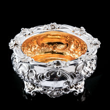 Load image into Gallery viewer, A Magnificent Antique Victorian Solid Silver Bowl Profusely Chased - John Edward Terrey 1844
