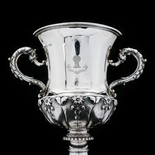 Load image into Gallery viewer, A Magnificent Georgian Two Handled Cup / Trophy in Campagna Form - Barnard 1829 - Artisan Antiques
