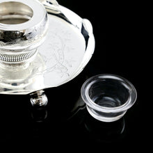 Load image into Gallery viewer, Antique Victorian Solid Silver Inkstand/Inkwell Aesthetic Movement Design - Martin Hall &amp; Co. 1877
