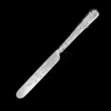 Load image into Gallery viewer, Antique Victorian Solid Silver Traveling/Christening Cutlery Set - Aaron Hadfield 1849
