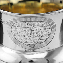 Load image into Gallery viewer, A Georgian Solid Silver Cup/Goblet/Trophy with Napoleonic Military Interest - 	Solomon Hougham 1812
