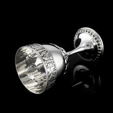 Load image into Gallery viewer, Antique Solid Silver Goblet/Cup with Roman Frieze - Elkington &amp; Co 1902
