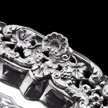 Load image into Gallery viewer, A Magnificent Georgian Sterling Silver Tray/Salver with Military Lieutenant Interest - James Fray 1833 - Artisan Antiques
