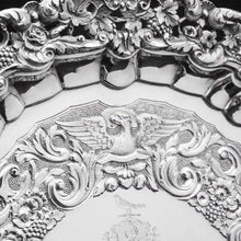 Load image into Gallery viewer, A Magnificent Georgian Sterling Silver Tray/Salver with Military Lieutenant Interest - James Fray 1833 - Artisan Antiques
